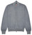 Kiton Napoli Gray Garment Dyed Wool Full Zip Sweater Cardigan