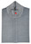 Kiton Napoli Gray Garment Dyed Wool Full Zip Sweater Cardigan