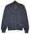 Kiton Napoli Blue-Gray Garment Dyed Wool Full Zip Sweater Cardigan