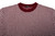 Kiton Napoli Red Gray Cashmere Crewneck Sweater