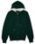 Kiton Napoli Green Cashmere Hoodie Full Zip Sweater