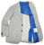 Kiton Napoli Gray Herringbone Cashmere Wool Silk Linen Sport Coat