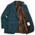 Kiton Napoli Teal Green Plaid Wool Silk Polyamide Cotton Sport Coat