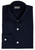 Sartorio Napoli Dark Navy Blue Superfine Poplin Cotton Dress Shirt