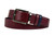 Kiton Napoli Leather Adjustable Length Reversible Burgundy and Blue