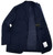 Sartorio Dark Navy Blue Solid Wool Sport Coat