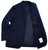 Sartorio Dark Navy Blue Solid Wool Sport Coat