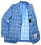 Sartorio Blue Plaid Wool Silk Linen Sport Coat
