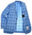 Sartorio Blue Plaid Wool Silk Linen Sport Coat
