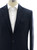 Sartorio Dark Blue Plaid Wool Stretch Sport Coat