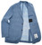 Sartorio Blue Plaid Wool Stretch Sport Coat