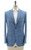 Sartorio Blue Plaid Wool Stretch Sport Coat