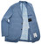 Sartorio Blue Plaid Wool Stretch Sport Coat