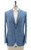 Sartorio Blue Plaid Wool Stretch Sport Coat