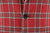 Sartorio Napoli Red Gray Plaid Cashmere Silk Sport Coat