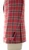 Sartorio Napoli Red Gray Plaid Cashmere Silk Sport Coat