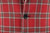 Sartorio Napoli Red Gray Plaid Cashmere Silk Sport Coat
