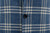 Sartorio Napoli Blue Plaid Wool Silk Cotton Blend Sport Coat