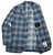 Sartorio Napoli Blue Plaid Wool Silk Cotton Blend Sport Coat