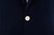 Sartorio Dark Navy Blue Solid Wool Peak Lapel Sport Coat