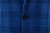 Sartorio Blue Plaid Wool Silk Linen Sport Coat