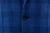 Sartorio Blue Plaid Wool Silk Linen Sport Coat