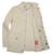 Kired Beige Lambskin Suede Leather Jacket Coat Yawal