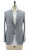 Sartorio Blue White Check Silk Linen Cotton Sport Coat