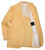 Sartorio Yellow White Check Silk Linen Cotton Sport Coat