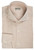 Sartorio Napoli Khaki Brown Linen Dress Shirt