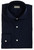 Sartorio Napoli Dark Midnight Navy Blue Cotton Stretch Poplin Dress Shirt