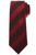Kiton Napoli Red Burgundy Stripe Silk Cashmere Tie