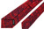 Kiton Napoli Red Blue Paisley Silk Tie
