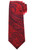 Kiton Napoli Red Blue Paisley Silk Tie