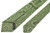 Kiton Napoli Green Paisley Cotton Silk Tie