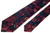 Kiton Napoli Red Blue Floral Silk Tie