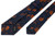 Kiton Napoli Orange Blue Floral Silk Tie