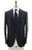 Sartorio Napoli Dark Charcoal Gray 100% Wool Suit