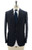 Sartorio Napoli Midnight Navy Blue 100% Wool Suit