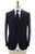 Sartorio Napoli Midnight Navy Blue 100% Wool Suit