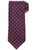 Stefano Ricci Luxury Collection Purple Circle Pattern Woven Silk Tie