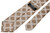 Stefano Ricci Luxury Brown Elegant Italian Garden Motif Hand Printed Silk Tie