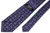 Stefano Ricci Luxury Collection Purple Square Garden Motif Woven Silk Tie
