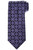 Stefano Ricci Luxury Collection Purple Square Garden Motif Woven Silk Tie