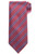 Stefano Ricci Luxury Collection Red Blue Italian Garden Stripe Hand Printed Silk Tie