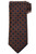 Stefano Ricci Luxury Collection Brown Blue Elegant Garden Motif Woven Silk Tie