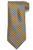 Stefano Ricci Blue Yellow Brown Medallion Motif Hand Printed Silk Tie