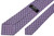 Stefano Ricci Luxury Collection Purple Black Italian Garden Motif Hand Printed Silk Tie