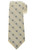 Kiton Napoli Natural Ivory Gray Geometric Flower Silk Tie