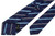 Kiton Napoli Purple Blue Stripe Silk Tie